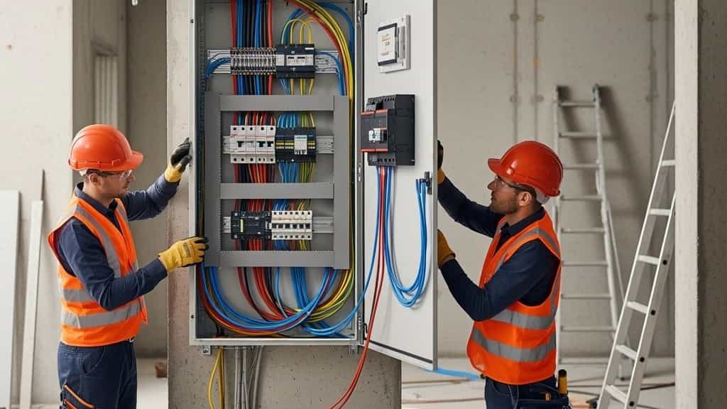 نصب تابلو برق ساختمان در هرمزگان